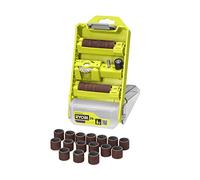 RYOBI Kit 29 Accessoires de Polissage RARSPK-29 pour Mini-Outil Feutres | Disques feutre de plusieurs tailles, brosses de nettoyage, pot de pâte à polir, argent, or, chromes, fini miroir sur métaux
