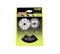 RYOBI Kit 6 Disques 125 mm Meuleuse d'Angle RAK6AGD125 Diamant et Métal | Coupe de la pierre, du béton et de l'acier, 1 diamanté segmenté et 5 abrasifs fins, jeu de démarrage pour outil 125 mm
