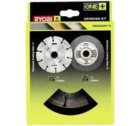 RYOBI - Kit 6 disques meuleuse diam. 115 mm - 1 disque diamant et 5 disques a tronçonner - RAK6AGD115
