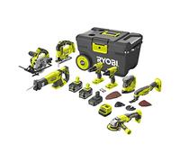 Pack Ryobi Combo 8 outils 2 batteries 5.0Ah et 1 batterie 2.0Ah