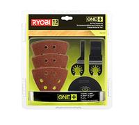 Ryobi Set de lames de ponçage et de scie RAK15MT – 15 pièces, pour outil multifonction