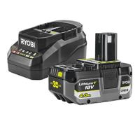 RYOBI - Kit batterie - RC18120B-140X - 18V ONE+ - 1 batterie Lithium+ 4,0 Ah compacte + chargeur 2,0 A
