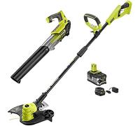 Ryobi Kit combiné de débroussailleuse sans fil 18 V Li-Ion 33 cm avec batterie et chargeur
