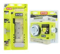 Ryobi Kit d'installation de charnière de porte A99HT2 avec mortaise Ryobi A99DLK4 en bois et métal pour l'installation de boulons et serrures