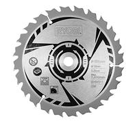 RYOBI - Lame 190 mm - 24 dents - alésage 16 mm pour scies circulaires RWS1250 / 1400 / 1600 - EWS1266 /1366 - RCS1400 / 1600 - EMS190DCL - CSB190A1