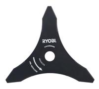 RYOBI Lame 3 Dents Tri-Arc+ Ø 26 cm RAC117 Acier Trempé et Réversible | Débroussaillage intensif des ronces et taillis, 2 faces utilisables, compatible RY18BCX26A et RBC36X26B, grand diamètre