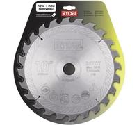 RYOBI - Lame carbure 24 dents diam. 254 mm - alésage 30 mm - épaisseur 2,6 mm pour EMS254L / RTS1800 / EMS2026SCL... - SB254T24A1