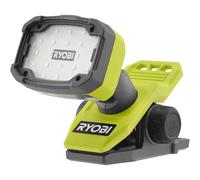 RYOBI Lampe sur Pince 4V USB Lithium 1000 Lumens RLC4-0 (Sans batterie) | Tête orientable, fixation sur supports ronds ou plats, établi, bureau, mécanique auto, lecture, travaux de précision