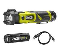 RYOBI Lampe torche 4V USB Lithium - batterie 2Ah + chargeur - RLP4-120G