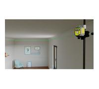 Laser 360° vert - portée 25 m - précision +/- 0,5 mm - Livré avec une pochette et 4 piles RYOBI - 5133005310