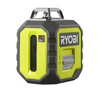 RYOBI - Laser Croix Rouge 360° - RB360RLL - Niveau Laser Ligne Horizontale Continue, Pose Frises Cadres, Utilisation Facile, Portée 20m