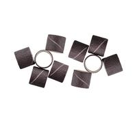 RYOBI Lot de 10 Bandes Abrasives Grain 120 RAR602-10 Ponçage Moyen Lissage | Préparation de surface avant finition, nettoyage doux, recharges compatibles mandrin tambour 13 mm RAR606, métal et bois