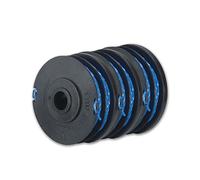RYOBI Lot de 3 Bobines Double Fil 1,65 mm RAC123 pour RLT4027 et RLT6030 | Stock de 3 recharges torsadées, coupe-bordures électriques 400 à 600 W, montage rapide, entretien régulier du jardin