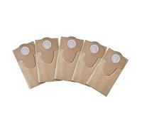 RYOBI - Lot de 5 Sacs Aspirateur 20L-30L RYOBI - Sacs Papier Universels Grande Capacité - Compatible R18WDV & RVC-1220I-G - Hygiène & Protection - RAKWDV05