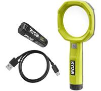 RYOBI Loupe éclairée 4V USB Lithium x3 LED - batterie 2Ah + chargeur - RML4-120G