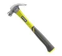 RYOBI - Marteau Fibre de Verre 450g - RHHCC450 - Griffe Courbe, Anti-vibration, Bricolage