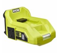 RYOBI MAX POWER Transformateur sans fil 36V : 300 W-500 W - 3 ports: 1 electrique EU + 1 USB-A + 1 USB-C - Lampe LED - Sans batt