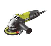 RYOBI Meuleuse d’Angle Filaire 600W RAG600-115G - Disque Ø115mm, Blocage d’Arbre, Poignée Latérale, Idéale Découpe et Ébarbage