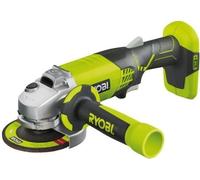 RYOBI - Meuleuse d'angle 18V ONE+ 115 mm - 7 500 tr/min - poignée auxiliaire - Livrée avec 1 disque a ébarber - R18AG-0