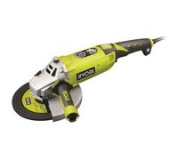 RYOBI - Meuleuse d'angle 2 000 W 230 mm - poignée 180° - coffret antichocs + coffret, disque diamant 230 mm & clé - EAG2000RSD1