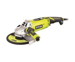 RYOBI - Meuleuse d'angle 2 000 W 230mm - poignée 180° - coffret antichocs + coffret, disque métal 230mm e service - EAG2000RS