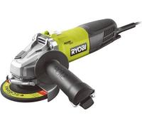 RYOBI - Meuleuse d'angle 800 W diam. 125 mm - 12 000 tr/min - Livrée avec 1 disque métal 125 mm et 1 clé de service - RAG800-125G