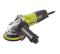 RYOBI - Meuleuse d'angle 800 W diam. 125 mm - 12 000 tr/min - Livrée avec 1 disque métal 125 mm et 1 clé de service - RAG800-125G