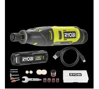 RYOBI - Mini-outil rotatif RRT4-120GA15 - 4V USB-C Lithium - 15 accessoires - Vitesse variable