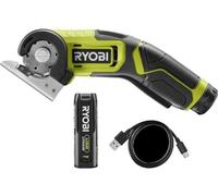 RYOBI - Mini-scie 4V USB Lithium - Câble USB C - 1 batterie 2,0 Ah - Livrée avec 1 lame 38 mm - RCT4-120G