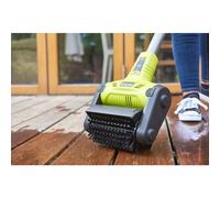 RYOBI Nettoyeur de surface sans fil RY18PCB-0 18V 4Ah, brosse sans fil, brosse de nettoyage pour planchers en bois et gazon artificiel