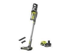RYOBI Aspirateur Balai Brushless 18V One+™ RSVS18BL-1C40G - Nettoyage Maison, Atelier, Voiture, Bricolage - Batterie 4Ah + Chargeur