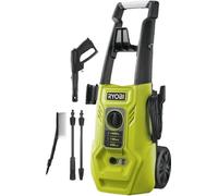 RYOBI - Nettoyeur haute pression 1600 W 130 bars - 420 L - flexible 5m, réservoir 0,9L + lances vario & turbo et brosse - RY130PWA