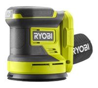 RYOBI - Ponceuse Excentrique Sans Fil 18V ONE+ RROS18-0 - Plateau Ø125 mm, Collecteur de Poussière, Mouvements Orbitaux Puissants - Finition Bois, Peinture, Métal - Batterie Non Incluse