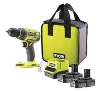 Ryobi ONE+ Perceuse-visseuse sans fil R18DD7-220S, 18Volt, Perceuse/visseuse