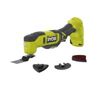 RYOBI Outil Multifonction Oscillant 18V ONE+ RMT18-0 LED (Sans batterie) | Compatible accessoires Starlock, éclairage intégré, vitesse variable, lames bois et métal, plateau de ponçage fourni