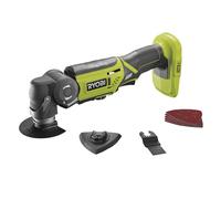 RYOBI Outil Multifonction Oscillant Sans Fil 18V ONE+ R18MT-0 - Système Fixation Rapide, Variateur Vitesse - Idéal Découpe, Ponçage, Grattage - Batterie Non Incluse