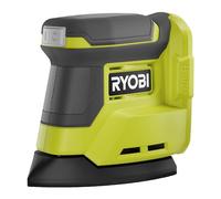 Ryobi P401 One + 18 Coin Cat ponceuse de finition avec assortiment de papier abrasif (chargeur de batterie et Vendu séparément)