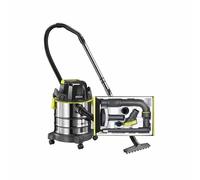 Pack RYOBI Aspirateur eau et poussière 18V One Plus - sans batterie ni chargeur R18WDV-0 - 6 accessoires nettoyage automobile - RAKVA04