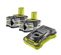 Ryobi Pack de batteries RC18150-250 – 2 x 5,0 Ah 18V Lithium+