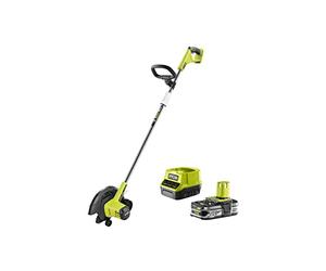 RYOBI Pack Dresse-Bordures 18V One+ - 1 Batterie LithiumPlus 2.5Ah - 1 Chargeur Rapide 2.0Ah - RY18EGA-0