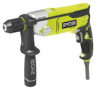 RYOBI Perceuse à Percussion Filaire 1200 W Mandrin 13 mm RPD1200-K | 2 vitesses mécaniques, perçage jusqu'à 50 mm dans le bois, poignée latérale, travaux lourds sur béton, pierre et acier