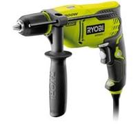 RYOBI - Perceuse à percussion 800 W - 3 000 cp/min - mandrin 13mm - blocage d'arbre - LED + coffret & butée de profondeur - RPD800-K