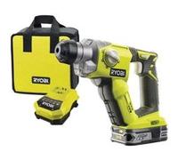 Marteau perforateur RYOBI 18V OnePlus batterie LithiumPlus 2.5Ah chargeur rapide R18SDS1