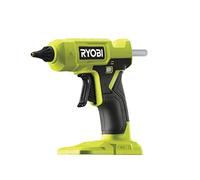 RYOBI Pistolet à Colle 18V ONE+ 2 Températures RGLU18-0 (Sans batterie) | Chauffe rapide, 3 bâtons de 11 mm livrés, réglages adaptés aux matériaux fragiles ou aux fixations solides, décoration