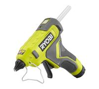 RYOBI - Pistolet à colle 4V - chauffe en 3 min - indicateur de chauffe - 170°C - diam. bâtons de colle 11 mm - Livré avec 3 bâtons de colle