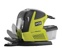 RYOBI - Ponceuse Multifonction/Détail 180W RMS180-SA30 - Légère et Maniable, Idéale pour Angles, Petites Surfaces - Livrée avec 30 Abrasifs