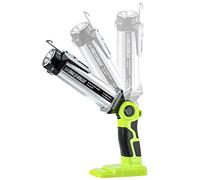 Ryobi Projecteur LED à batterie YEX-BUR 25 W 2000 lm pour Ryobi 18 V ONE + piles Li-ion NiCd NiMh Portable Lampe de poche Projecteur Projecteur de camping avec crochet