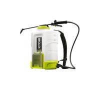 RYOBI - Pulvérisateur à dos 18V - jusqu'à 6,2 bars - débit 1 l/min à 1,8 l/min - réservoir 15 L - vendu sans batterie - RY18BPSB-0
