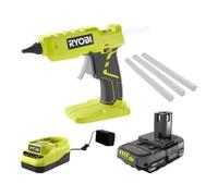 Ryobi R18GLU-0 Pistolet à Colle Chaude Batterie 18V ONE+ 180°C 11mm Kit 2.0Ah