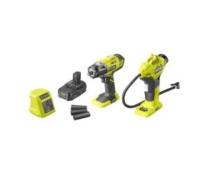 Ryobi - R18IWPI-115G - Duo ONE+ 18V (Boulonneuse + Compresseur)